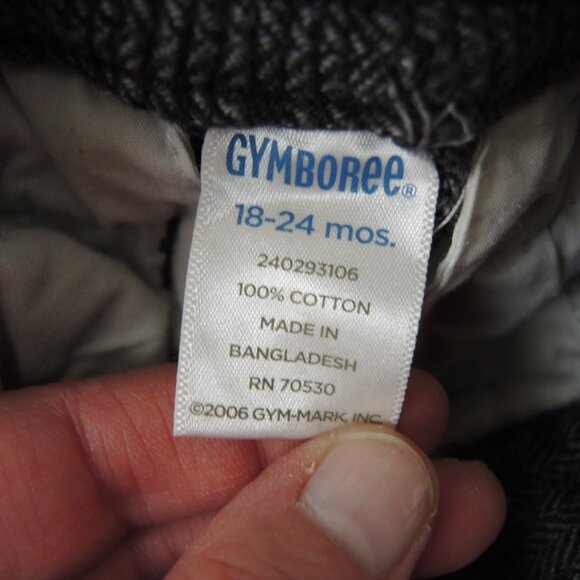 18 Mon Baby Boy Bundle Jeans, Sweatpants, Sweater Vest, Herringbone Dressy Pants - Picture 3 of 13